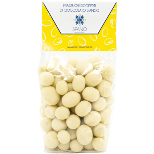 Frastuchi ricoperti di cioccolato bianco