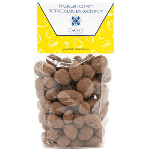 Frastuchi ricoperti di cioccolato extrafondente