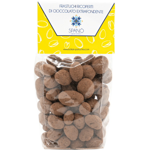 Frastuchi ricoperti di cioccolato extrafondente