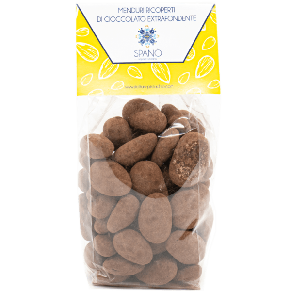 Menduri ricoperti di cioccolato extrafondente