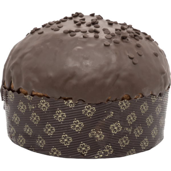 Panettone Gocce di Cioccoalato Extra Fondente Ricoperto di Cioccolato Extra Fondente – Senza Uvetta e Scorze di Agrumi Canditi